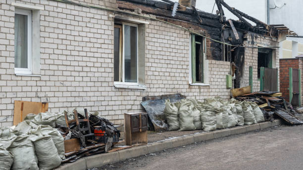 Professional Fire Damage Removal technician working in Middletown, MD